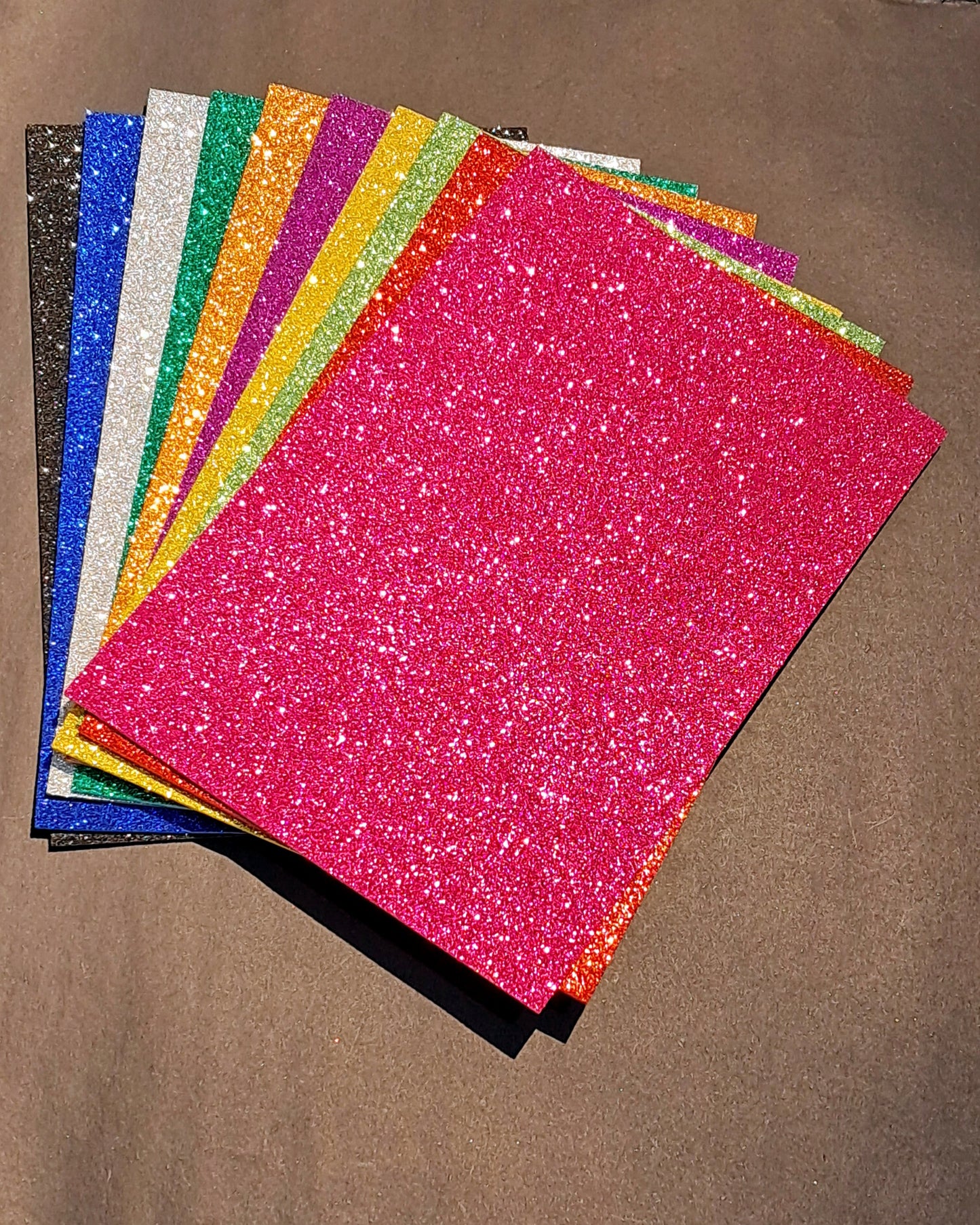 A4 Glitter Sheet (Multicolor) - Pack of 10