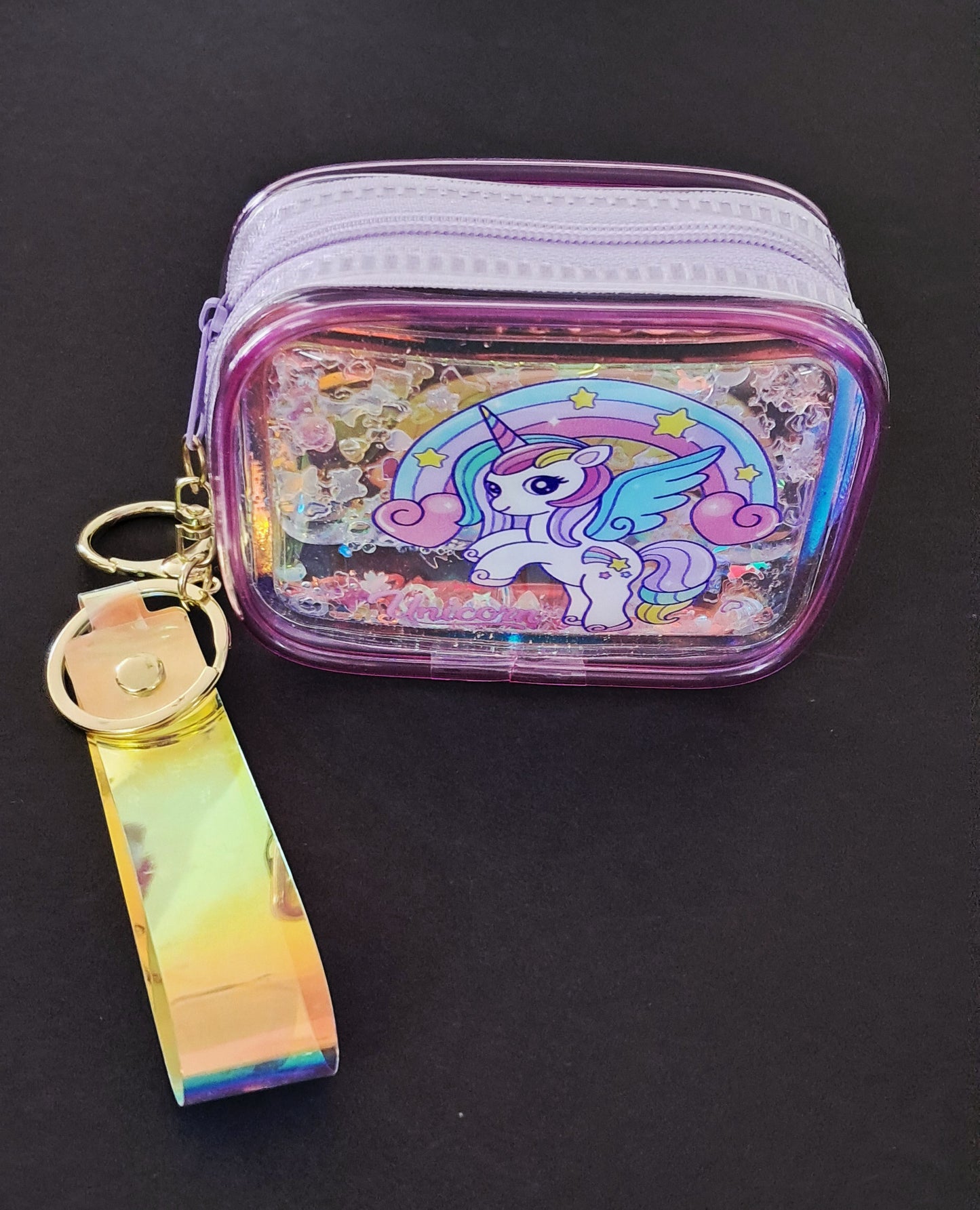 Unicorn Holographic Coin Pouch