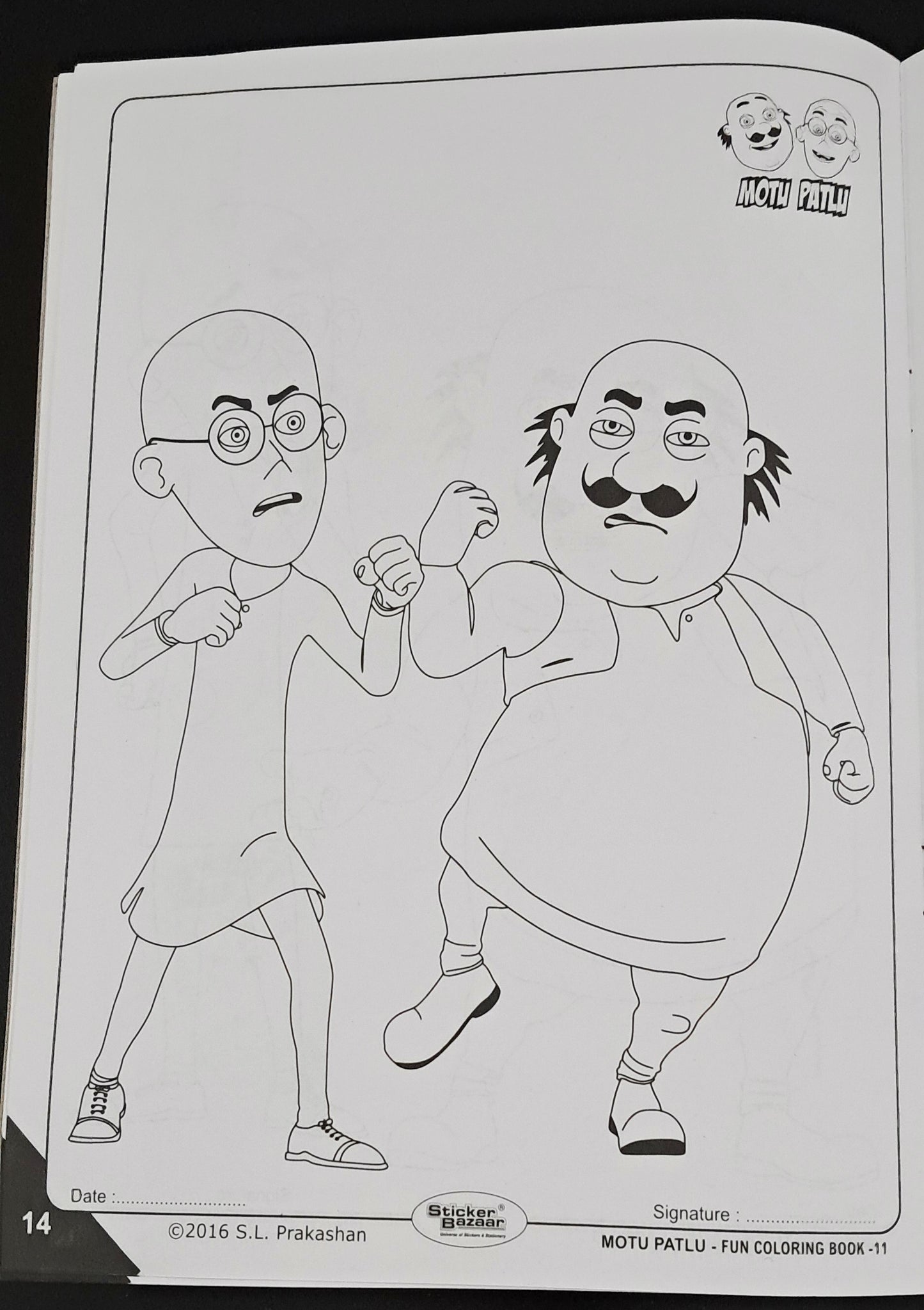 Motu Patlu Coloring book