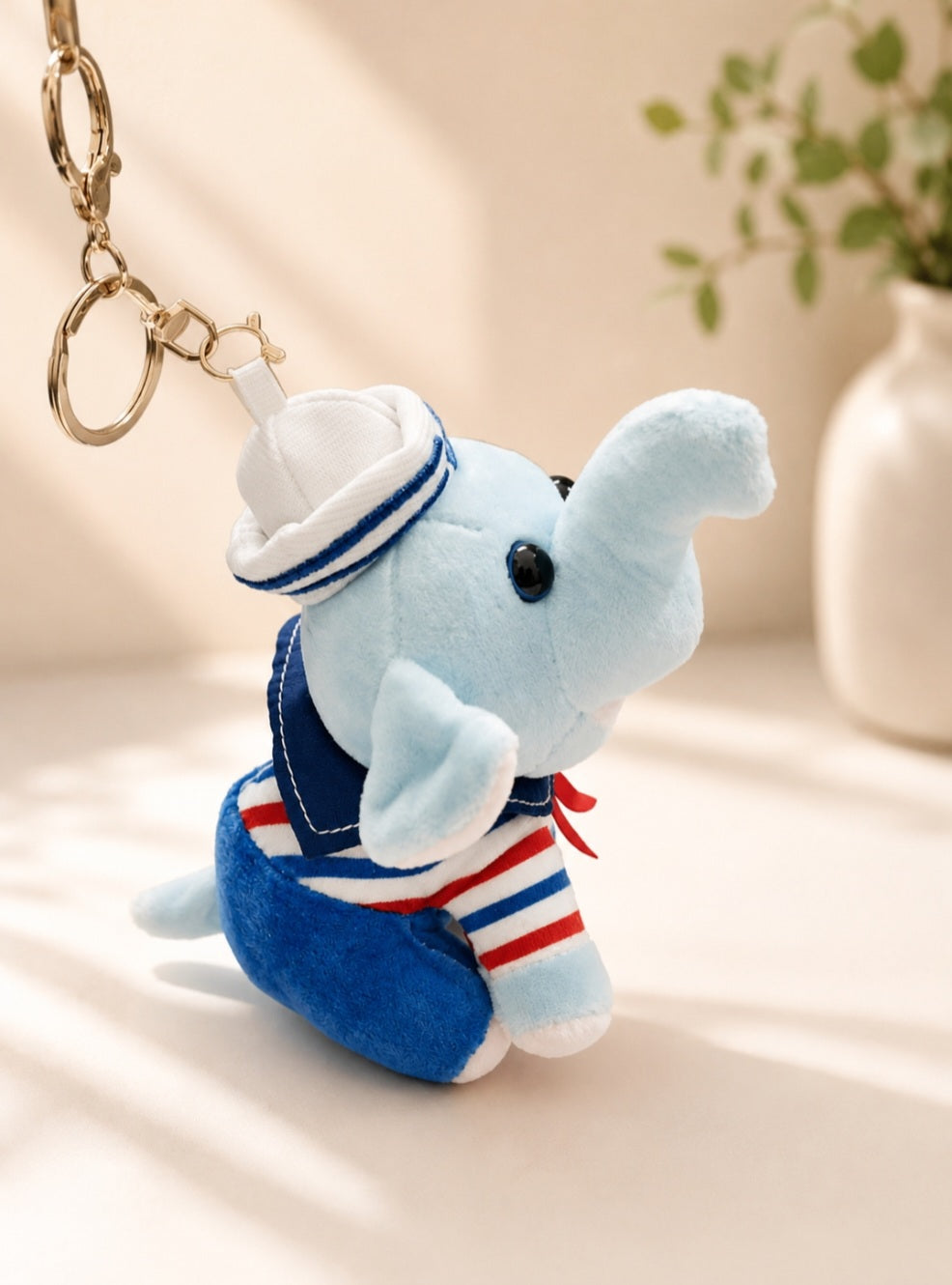 Elephant Soft toy keychain