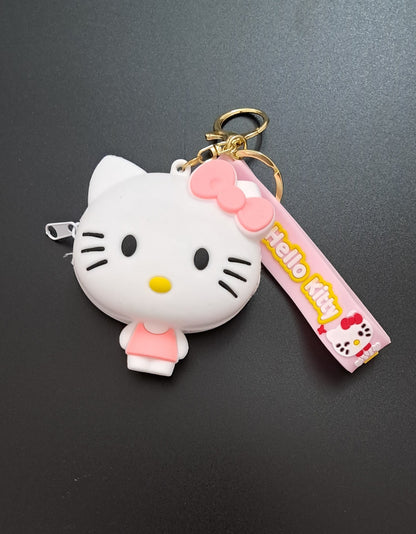 Keychain with Kitty Pouch