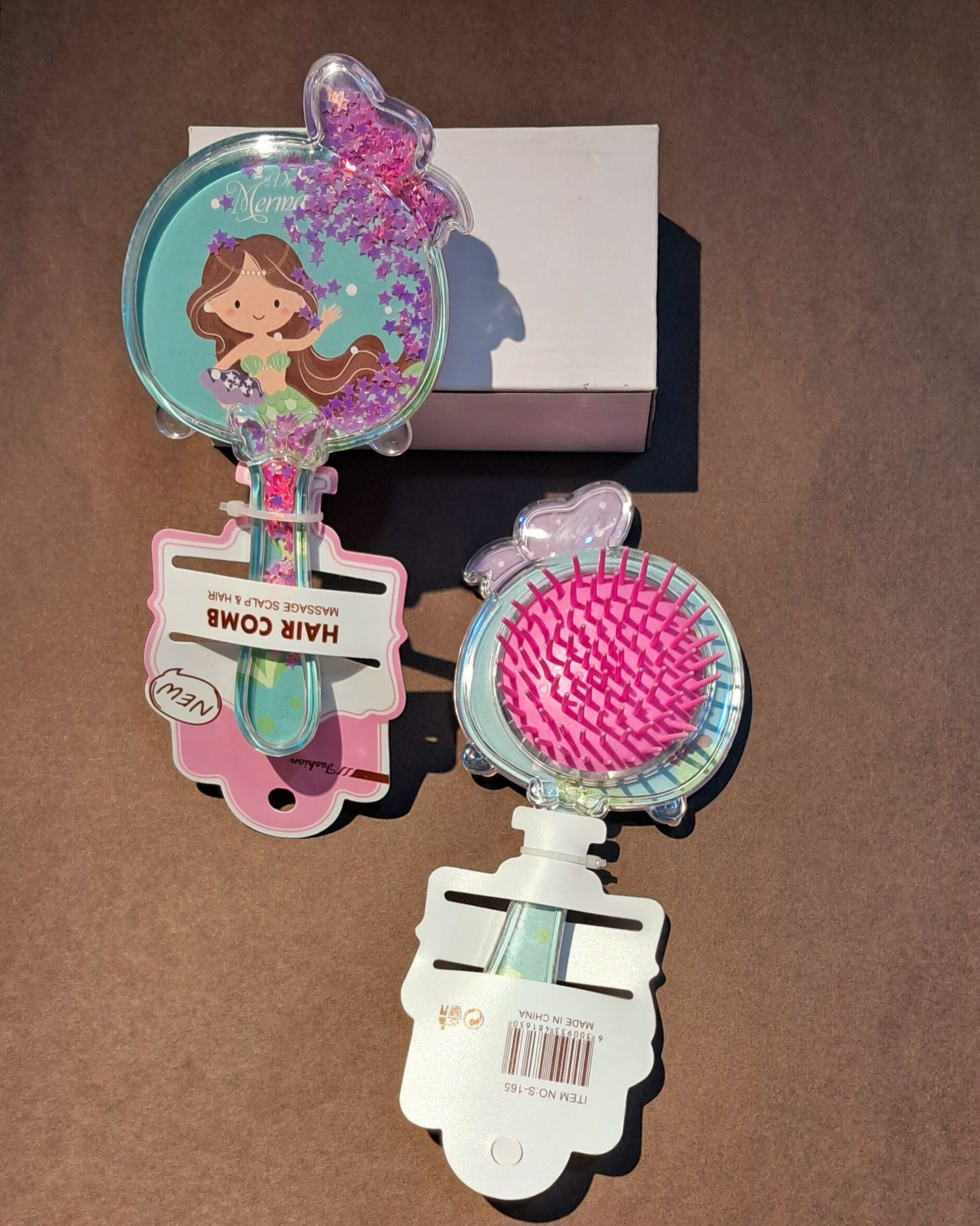 Mermaid Comb with Glitter Stars