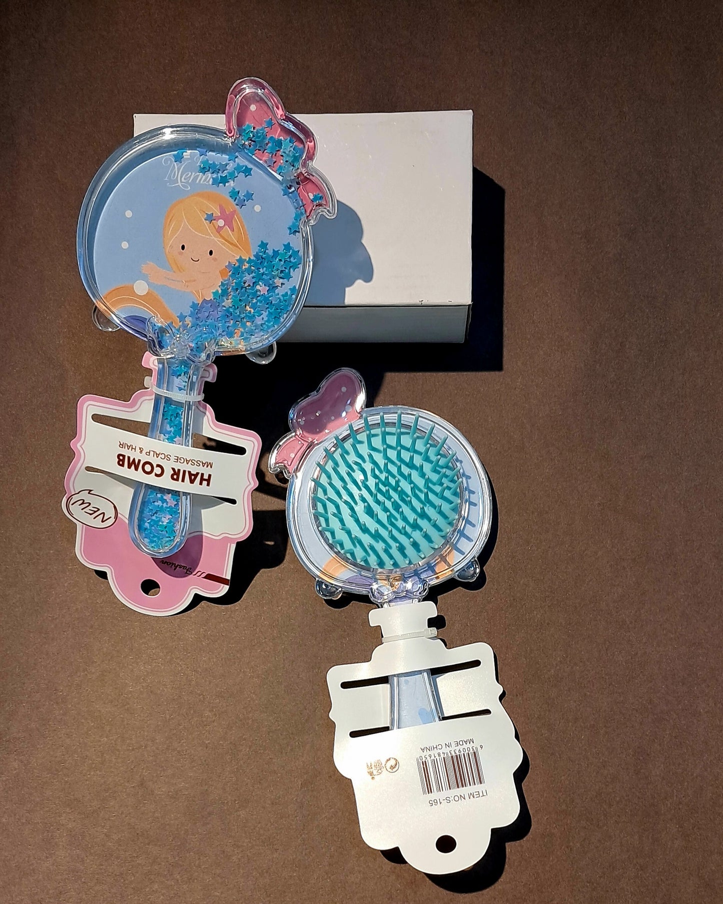 Mermaid Comb with Glitter Stars