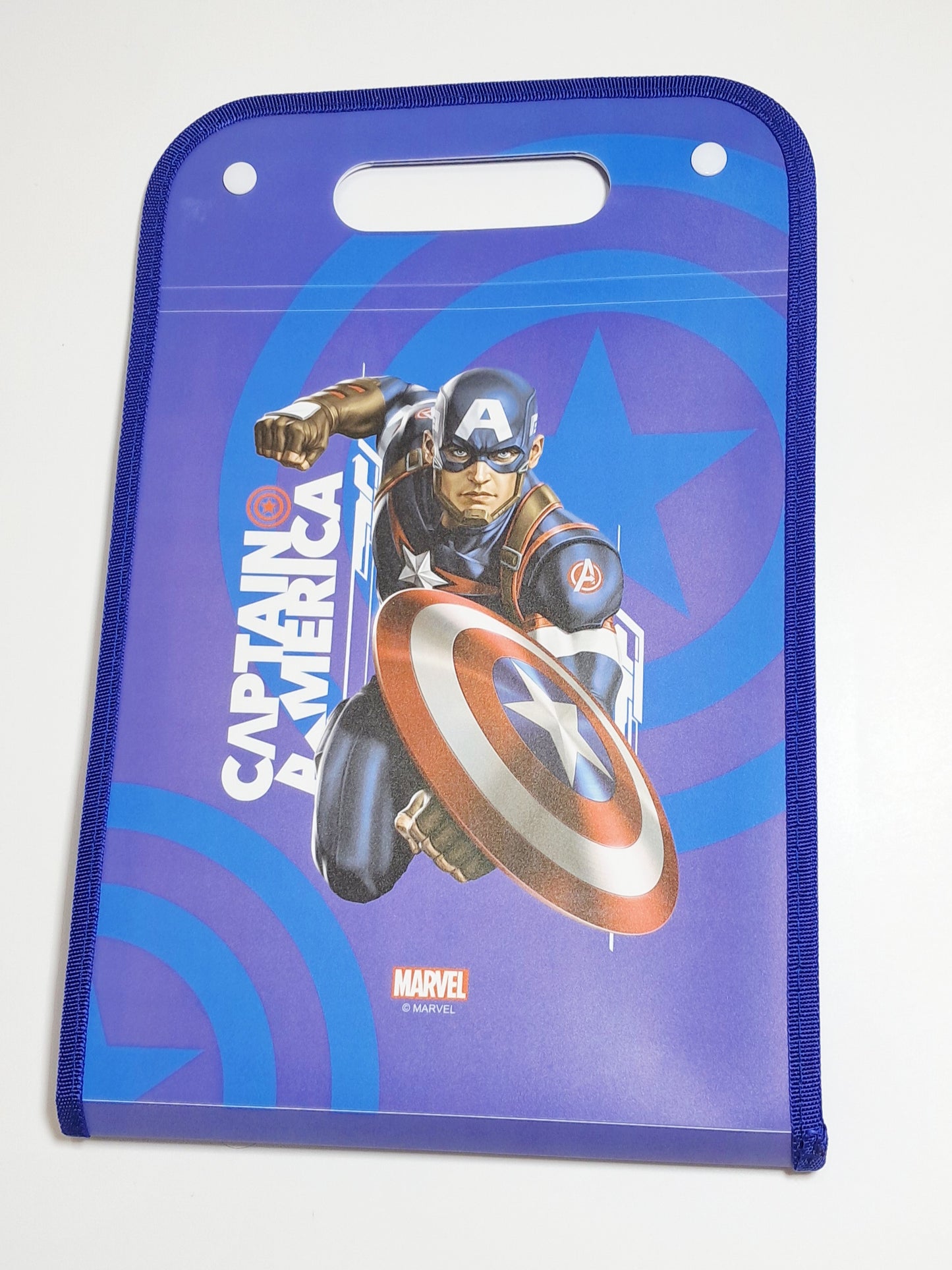 File Folder with Button Lock