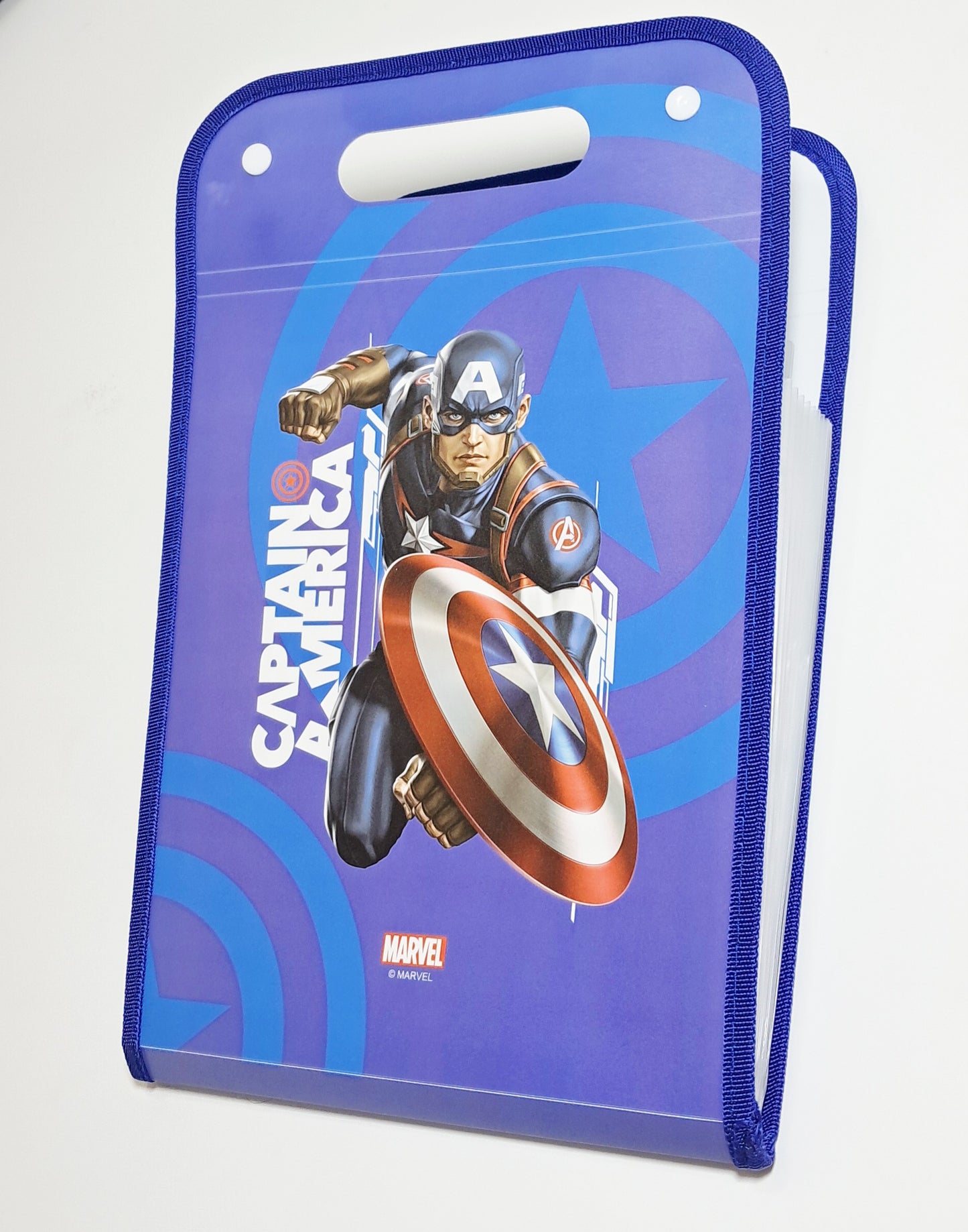 File Folder with Button Lock