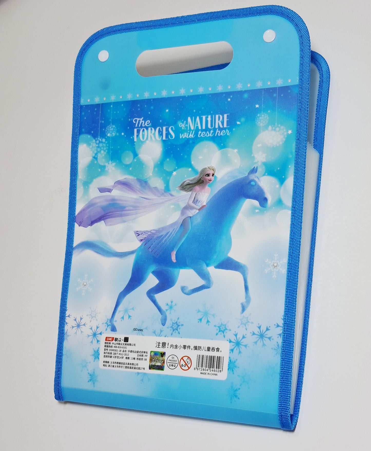 File Folder with Button Lock