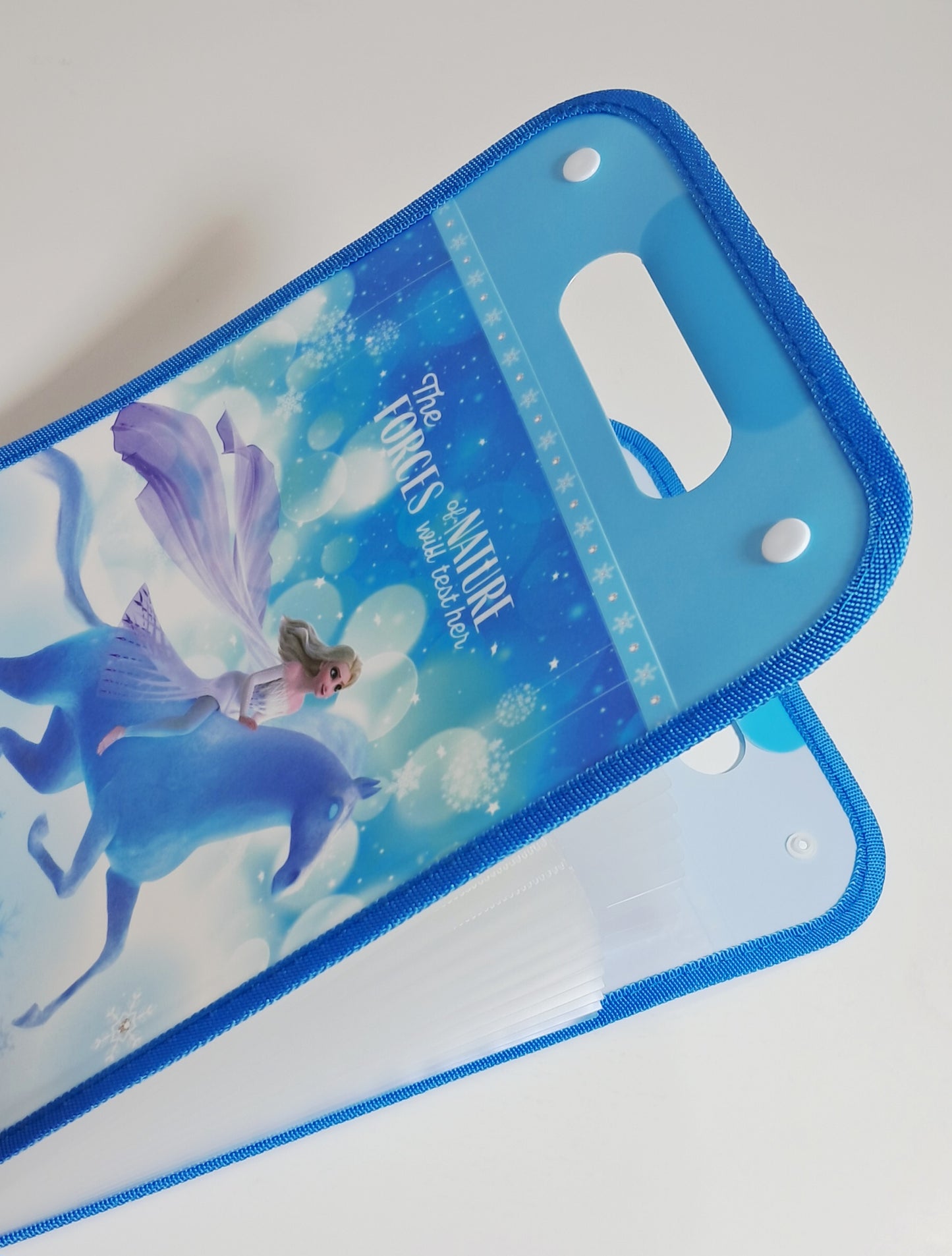 File Folder with Button Lock