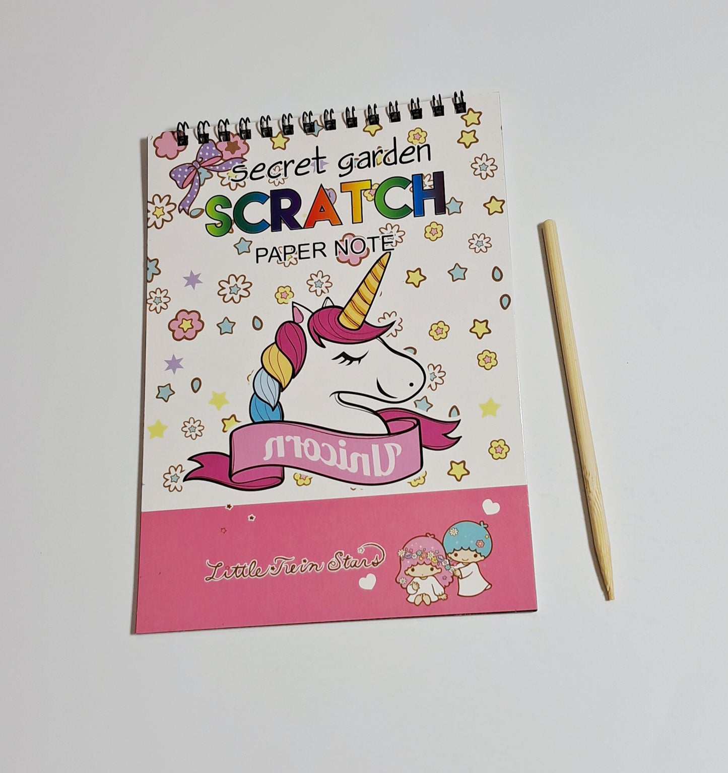 Unicorn Rainbow Scratch Notebook