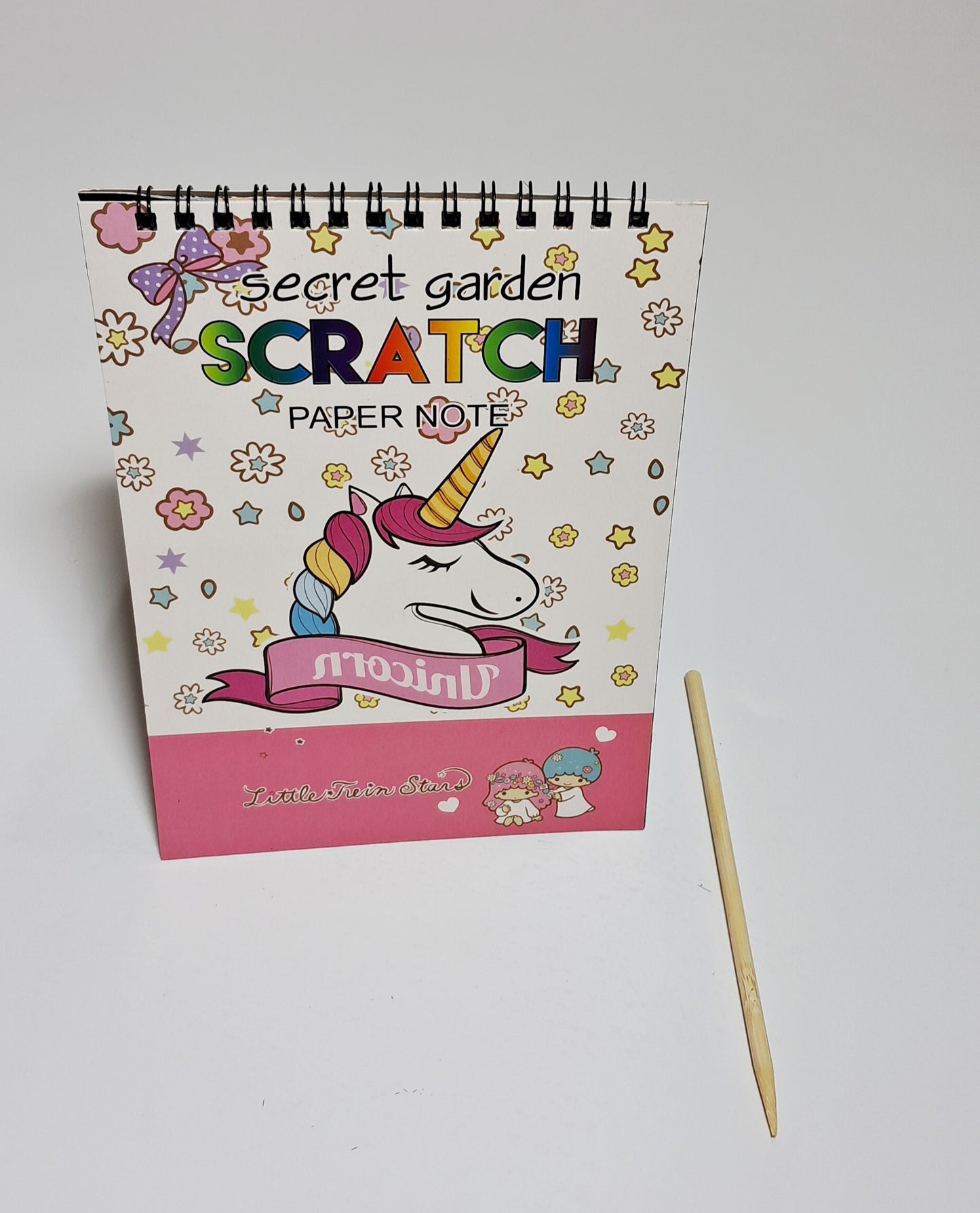 Unicorn Rainbow Scratch Notebook