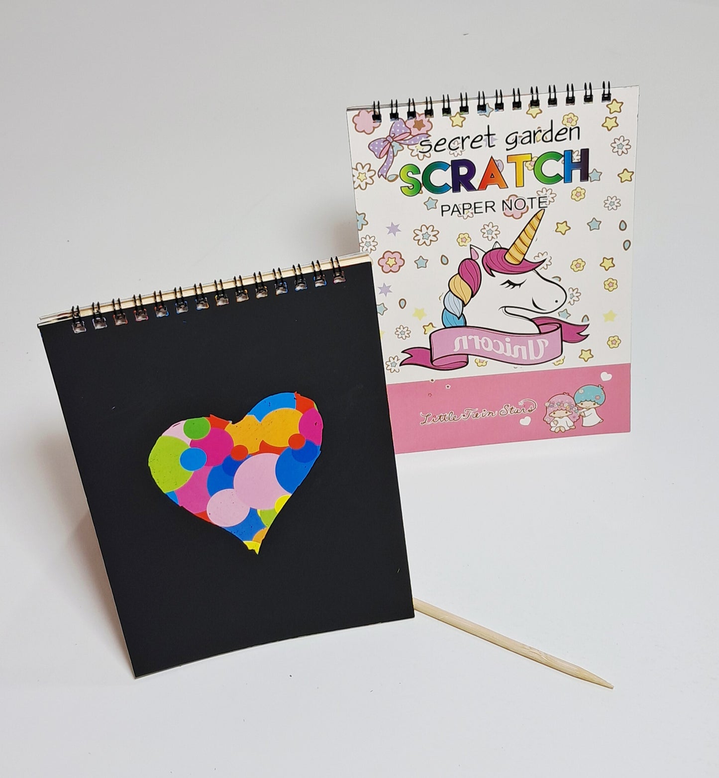 Unicorn Rainbow Scratch Notebook