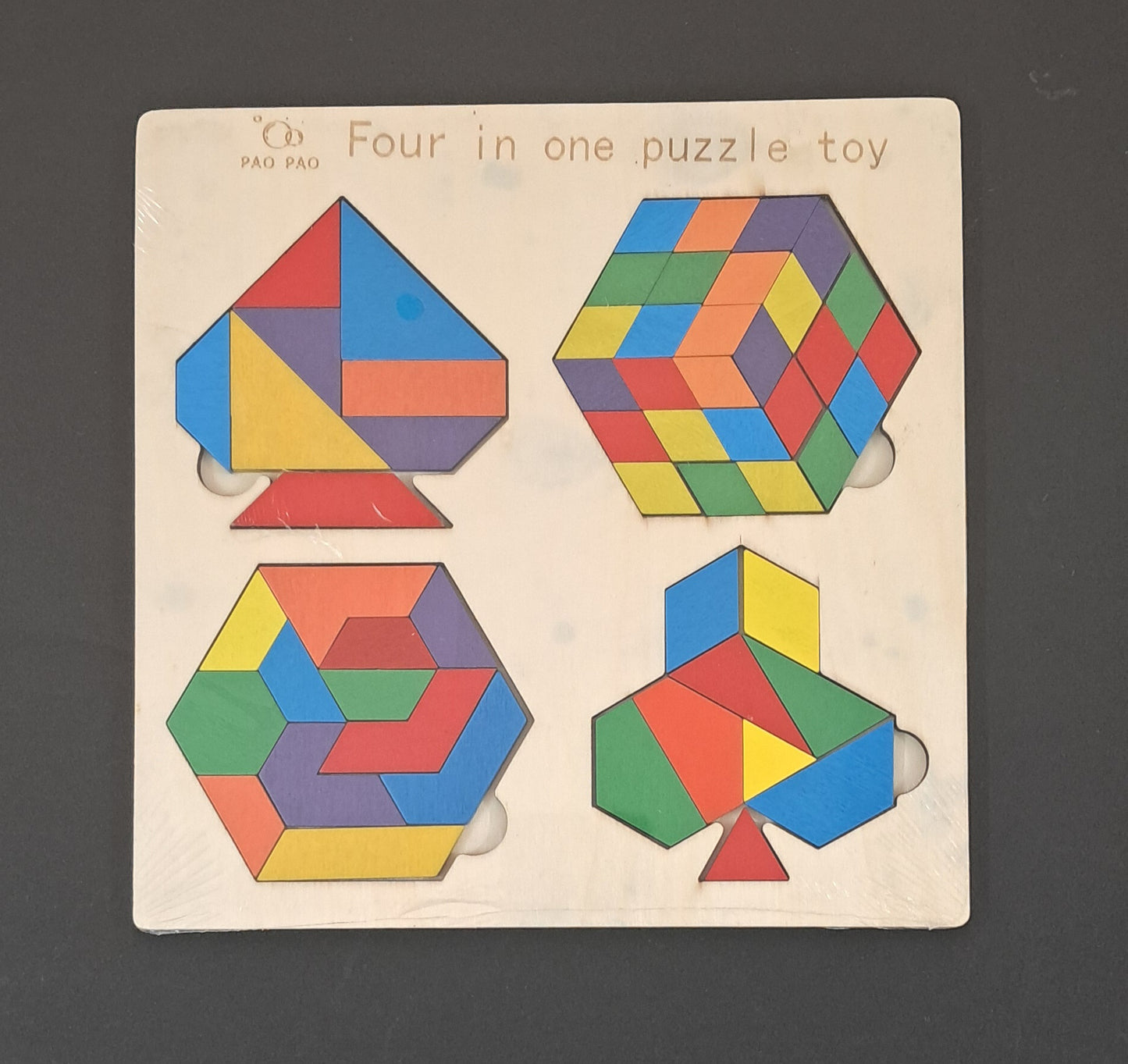 4 in 1 Wooden Puzzle