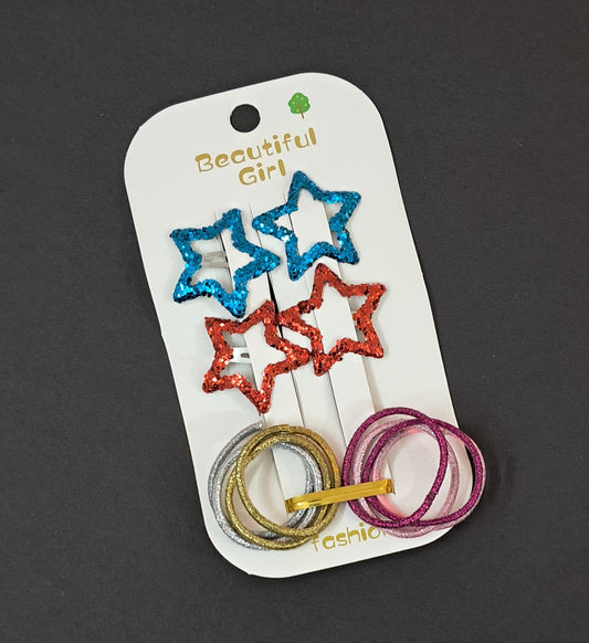 Hair Clip with Rubber Band