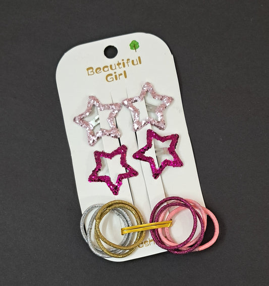 Hair Clip with Rubber Band