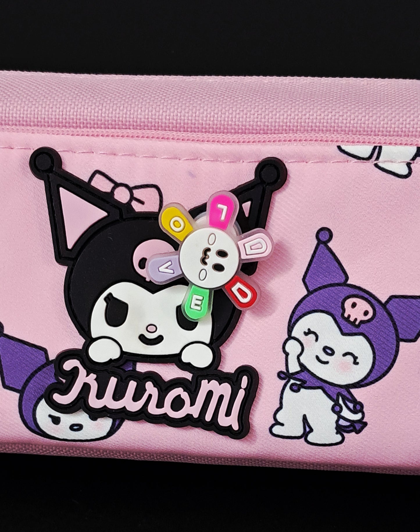 Kuromi Pouch with Spinner