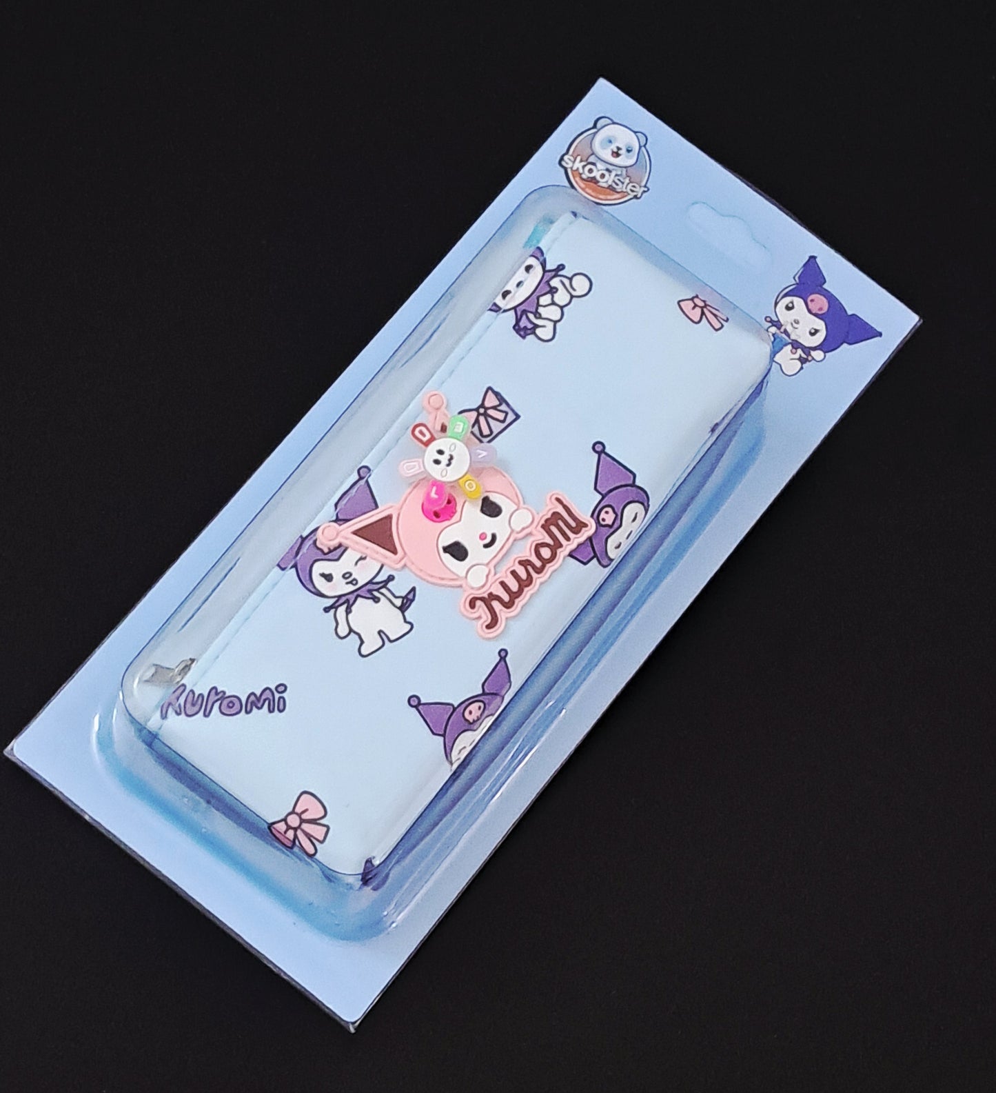 Kuromi Pencil Pouch with Spinner