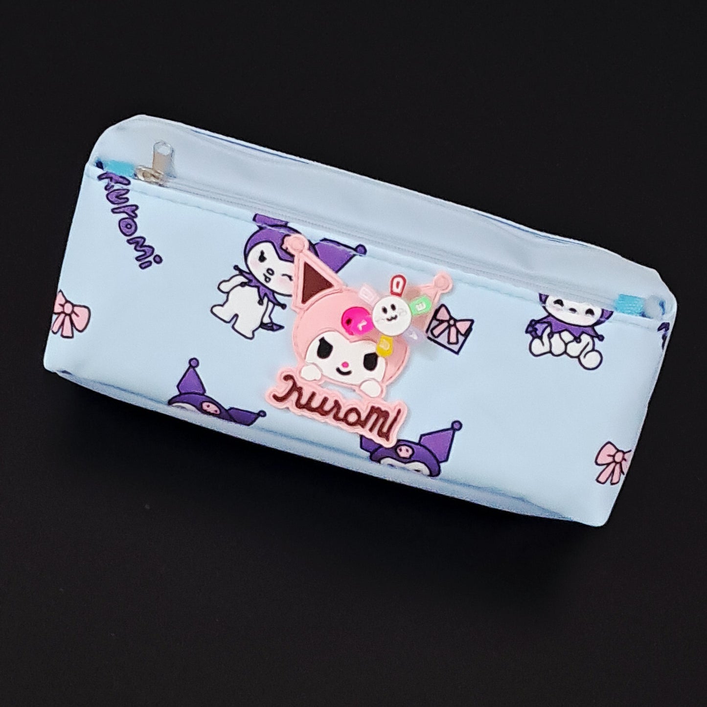 Kuromi Pencil Pouch with Spinner