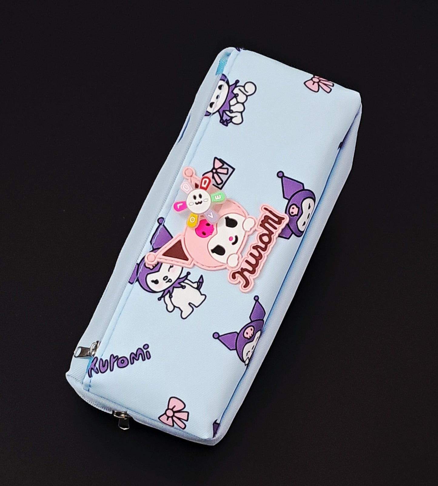 Kuromi Pencil Pouch with Spinner