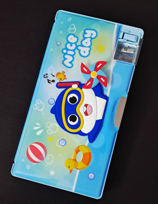 Baby Shark Pencil box with Spinner