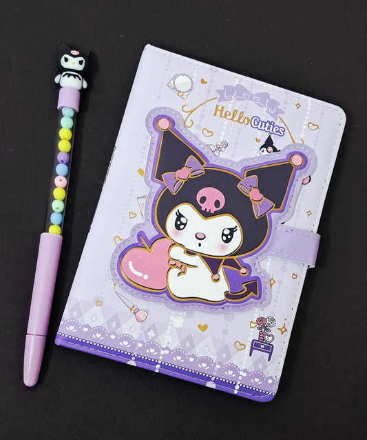 Kuromi Dairy with Pen