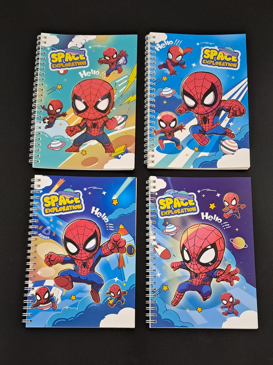 Spider Theme Notebook (Ruled)