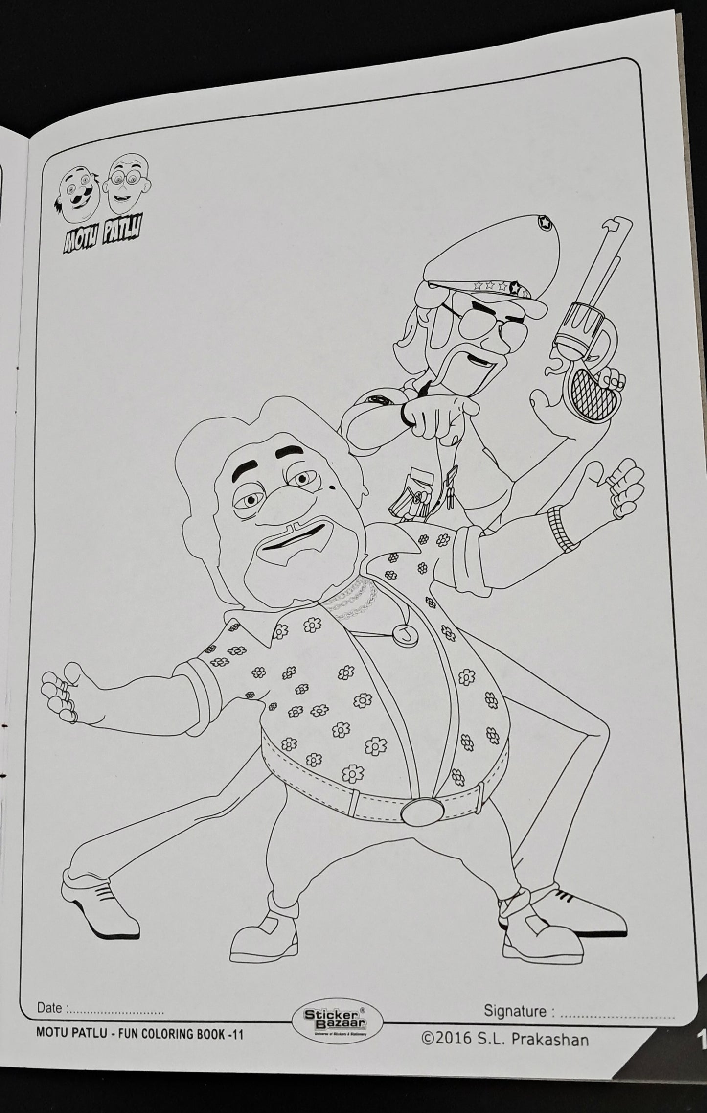 Motu Patlu Coloring book