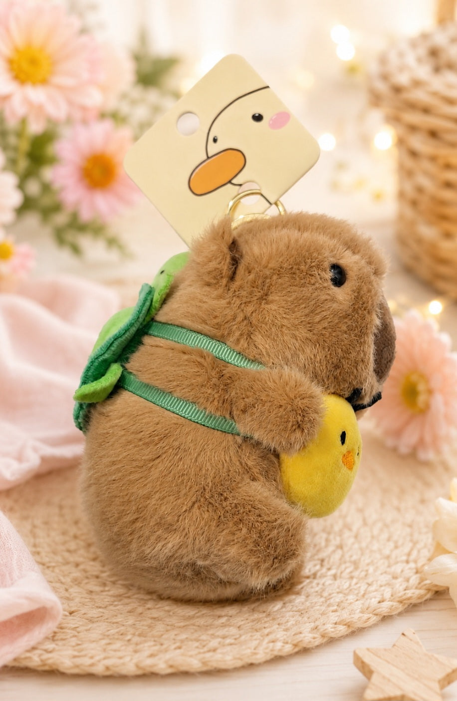 Capybara Soft toy Keychain