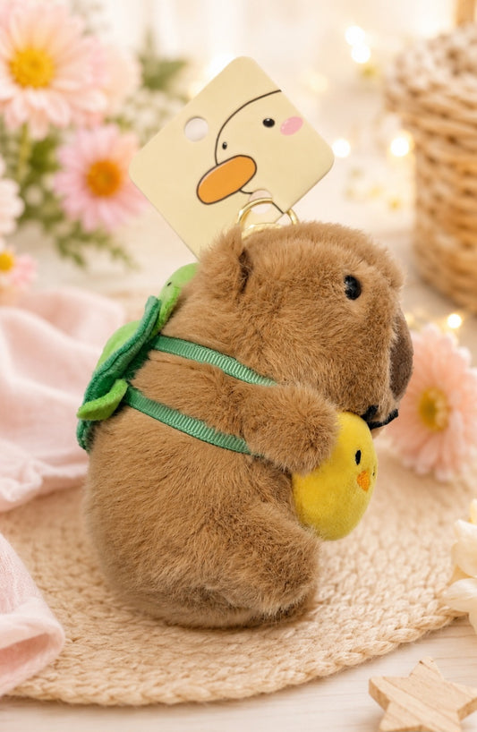 Capybara Soft toy Keychain