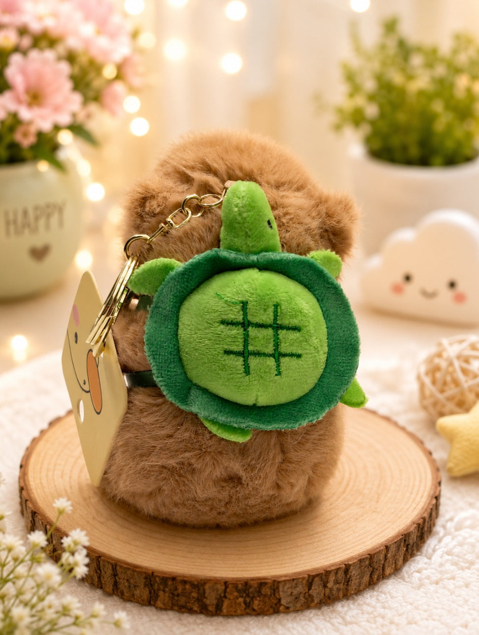 Capybara Soft toy Keychain