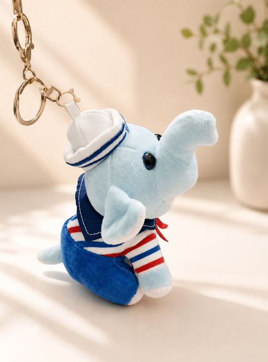 Elephant Soft toy keychain